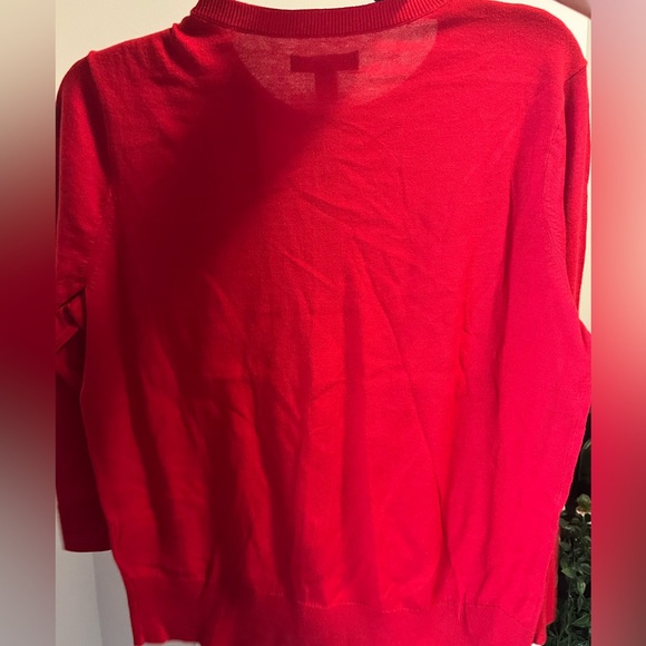 Chaps red light cardigan 3/4 sleeve length - Picture 5 of 7